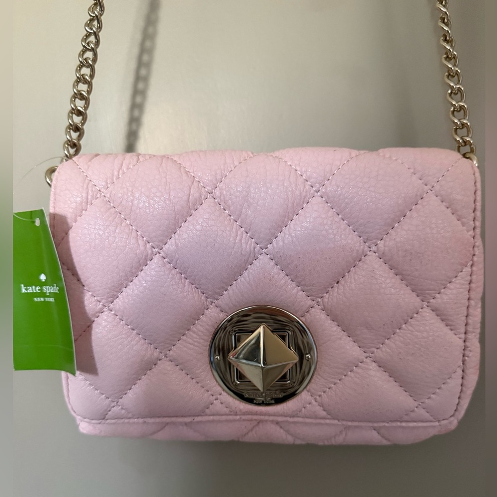 Kate Spade quilted crossbody bag.